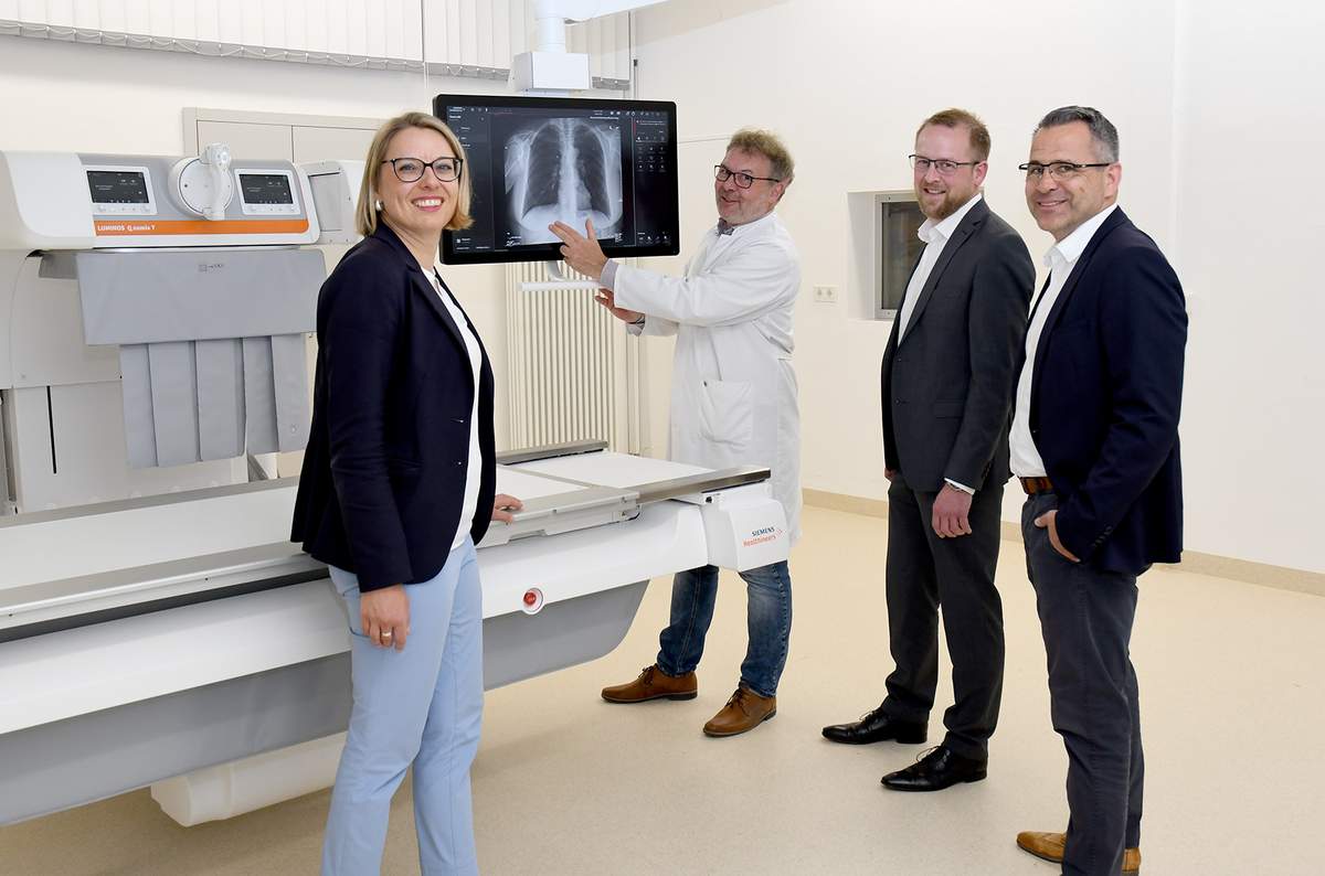 Neue Röntgenanlage weltweit erstmalig bei uns im Einsatz